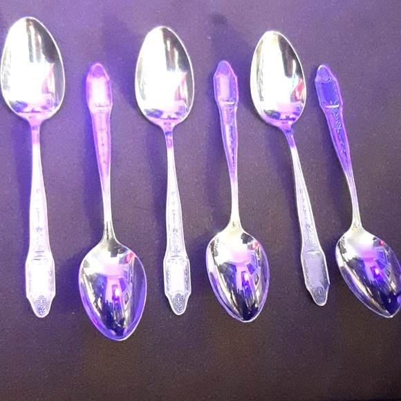 Antique Adolphi 1920s coffee spoon set - Picture 1 of 3